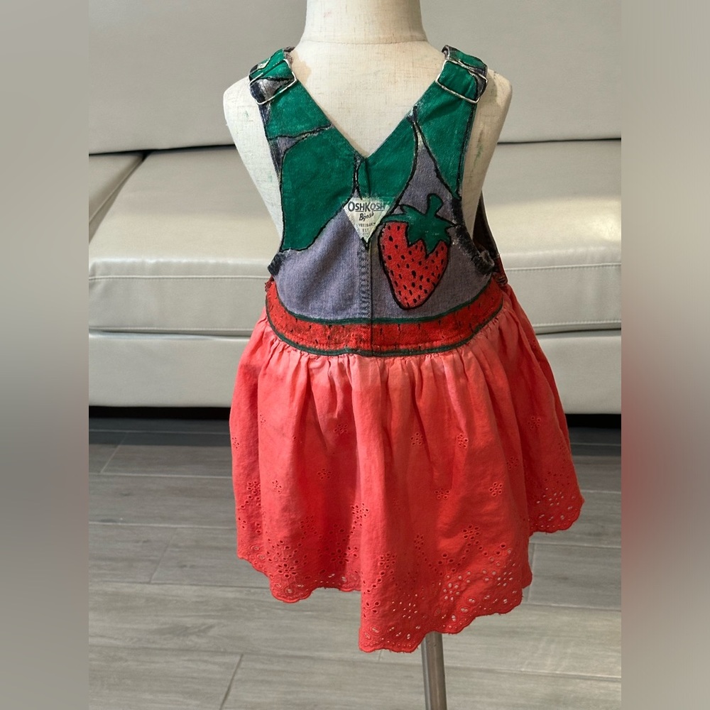 Sold! Custom hand painted and dyed dress